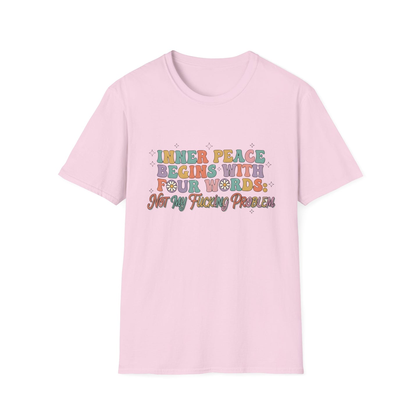 Inner Peace , Unisex Softstyle T-Shirt.