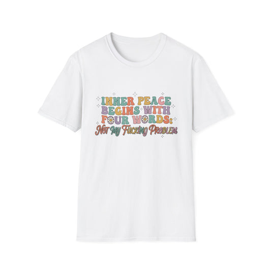 Inner Peace , Unisex Softstyle T-Shirt.