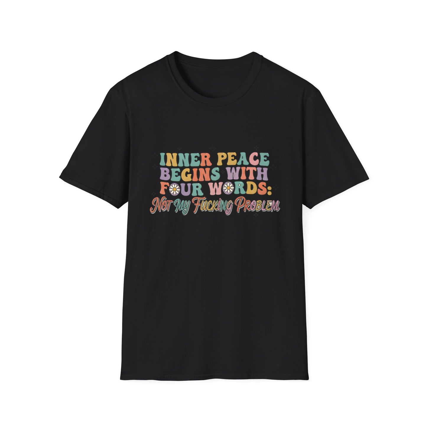 Inner Peace , Unisex Softstyle T-Shirt.