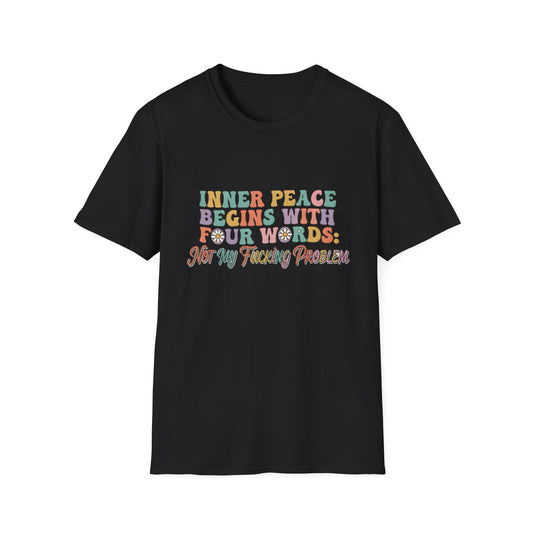 Inner Peace , Unisex Softstyle T-Shirt.