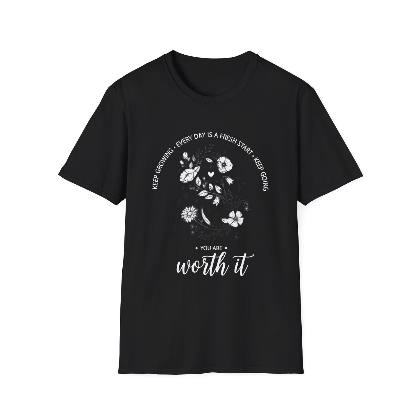 You Are Worth it, Unisex Softstyle T-Shirt.