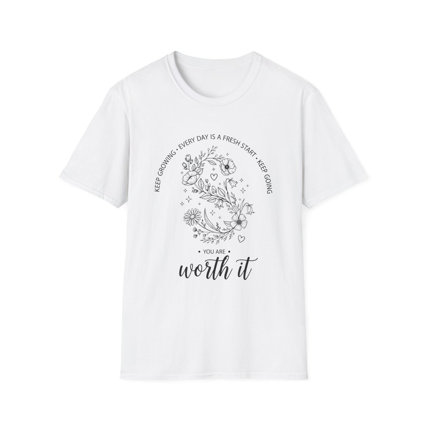 You Are Worth it, Unisex Softstyle T-Shirt.