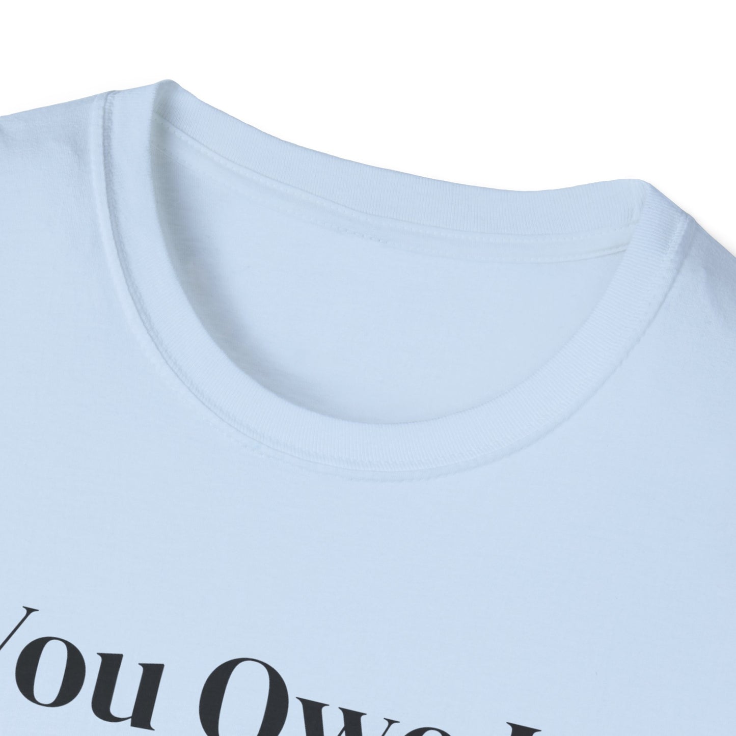 You Owe It To Yourself to chase your dreams, Unisex Softstyle T-Shirt.