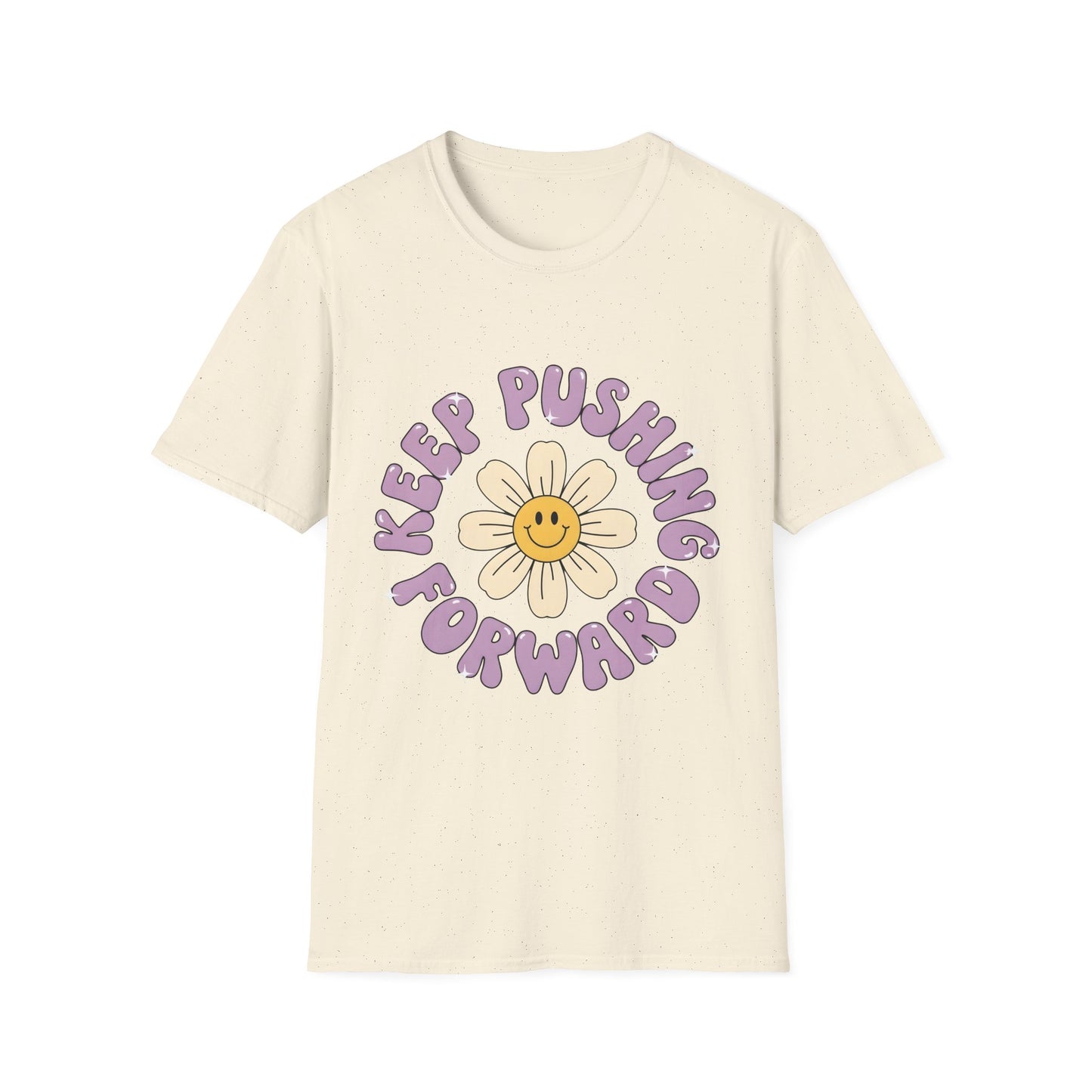 Keep Pushing Forward , Unisex Softstyle T-Shirt.