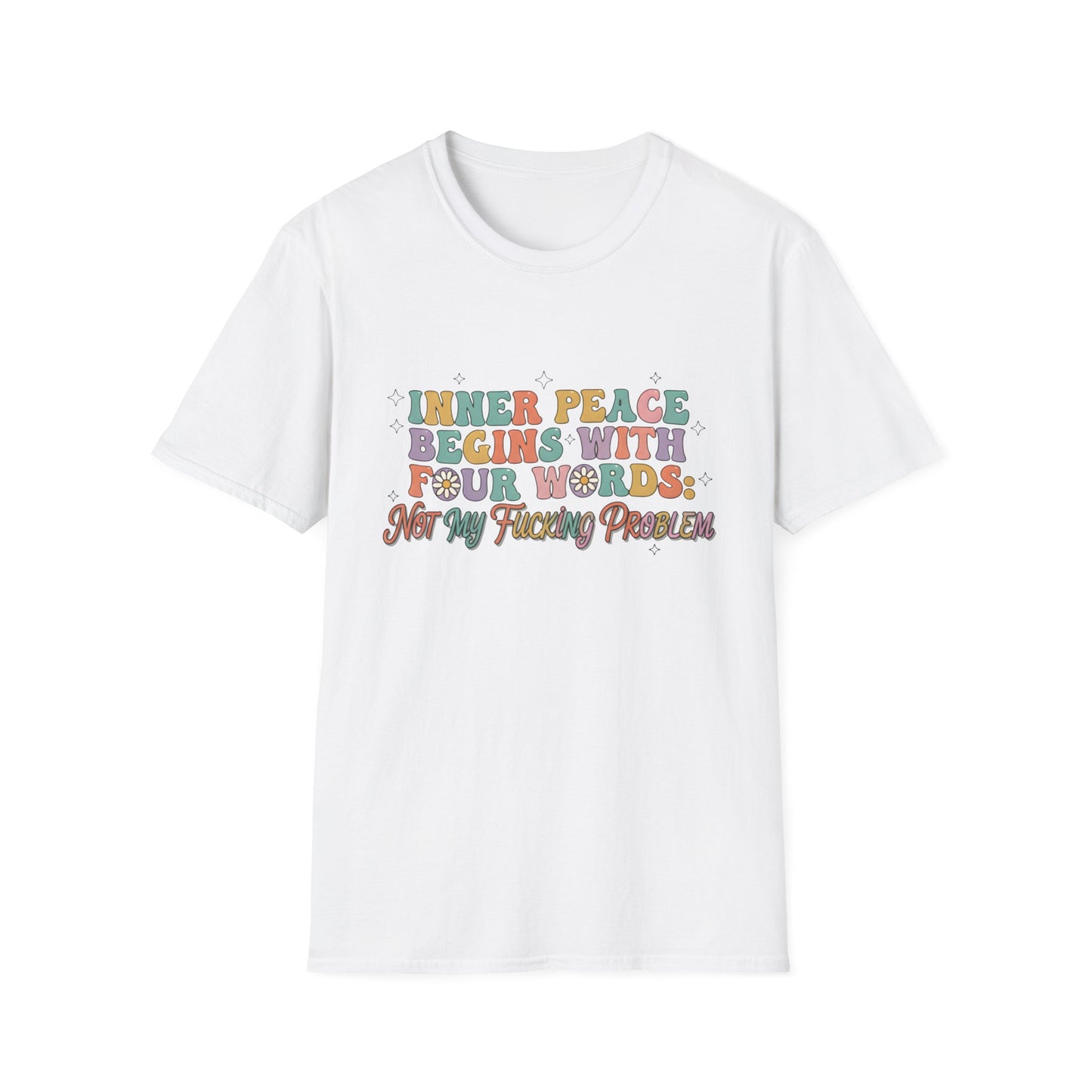 Inner Peace , Unisex Softstyle T-Shirt.