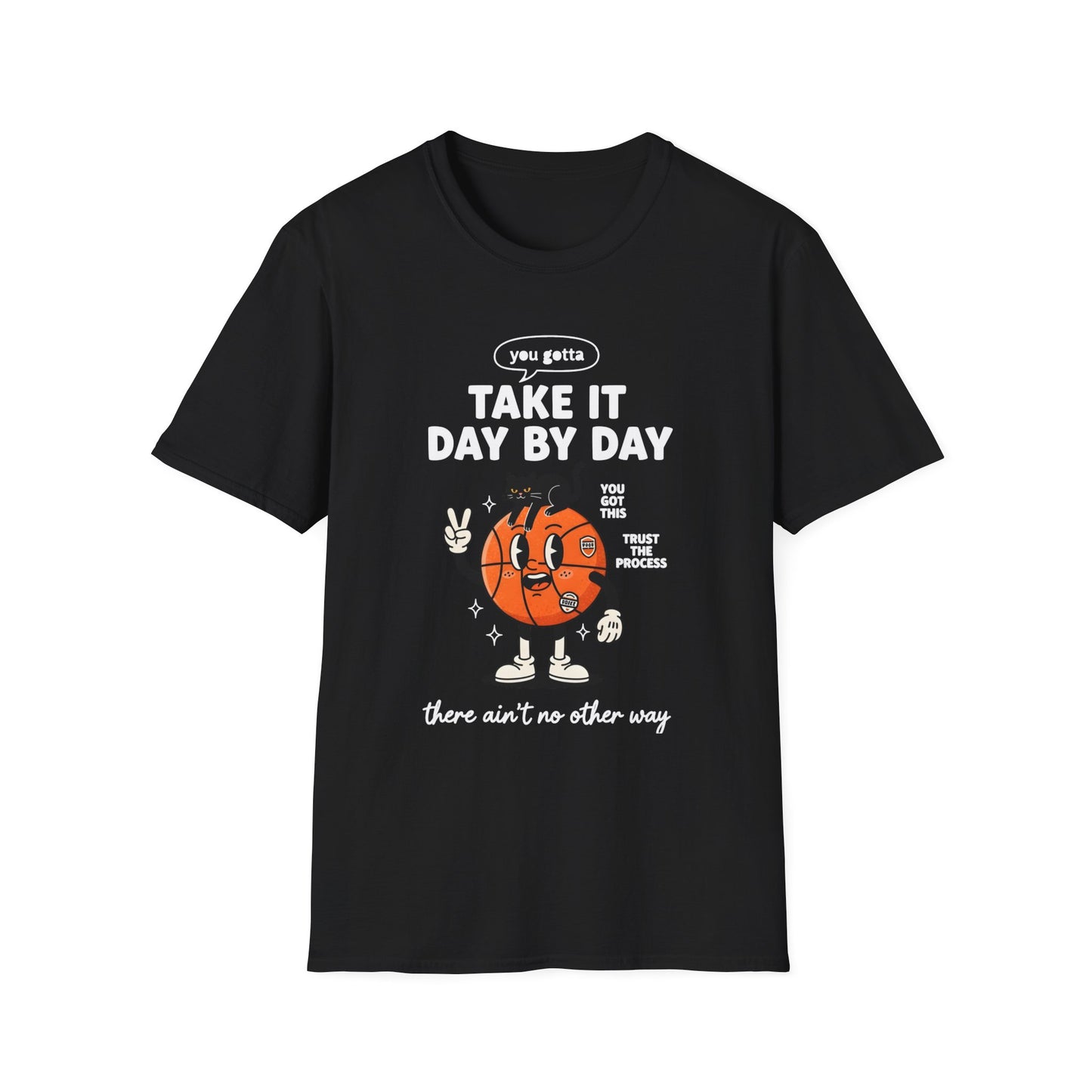 Take It Day by Day, Unisex Softstyle T-Shirt.