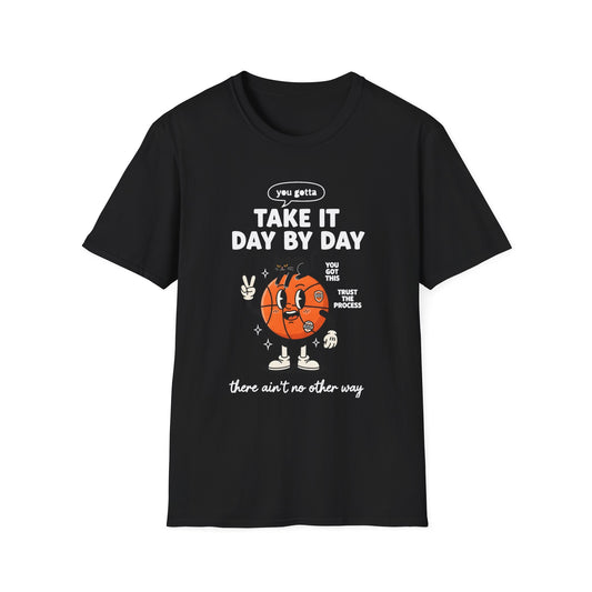 Take It Day by Day, Unisex Softstyle T-Shirt.