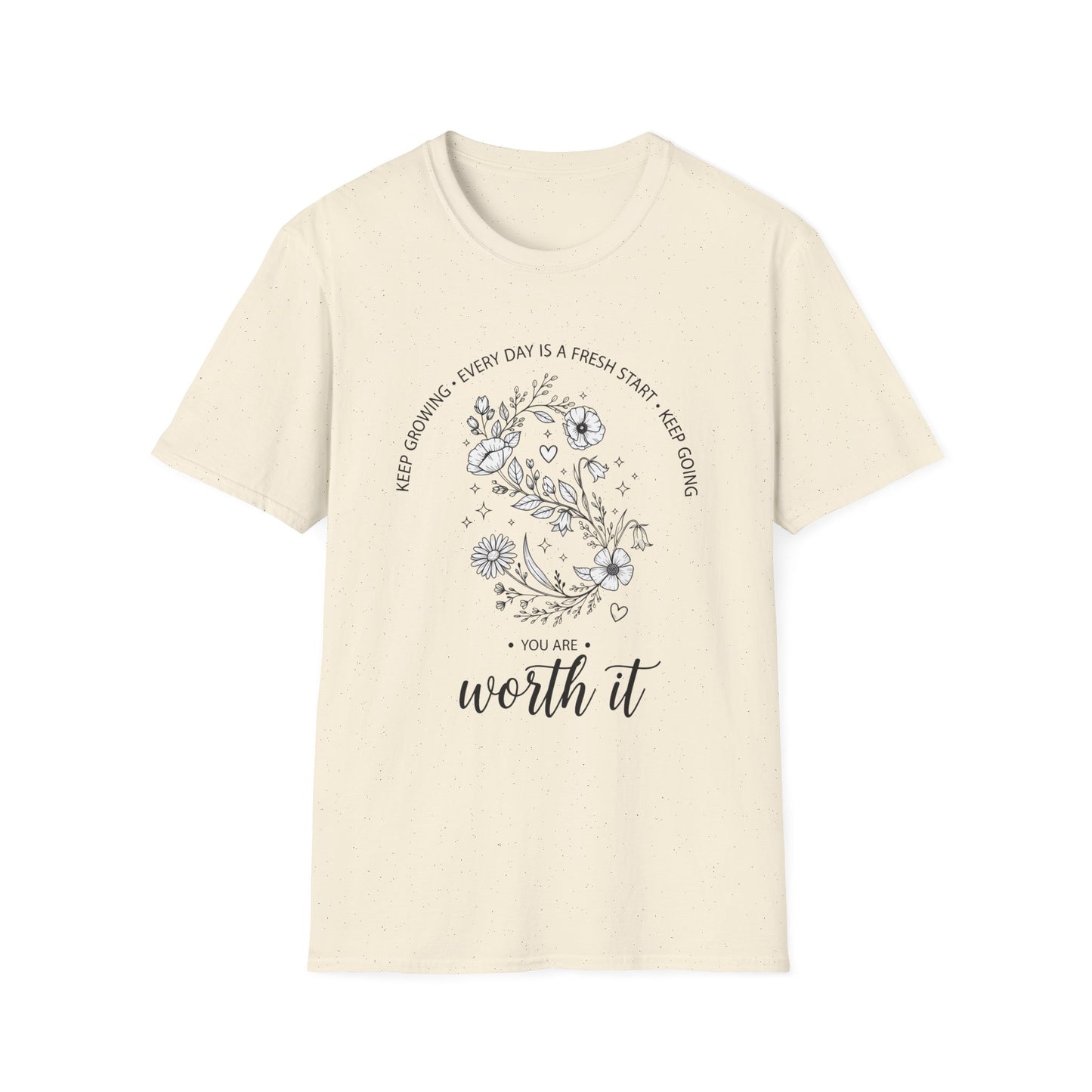 You Are Worth it, Unisex Softstyle T-Shirt.