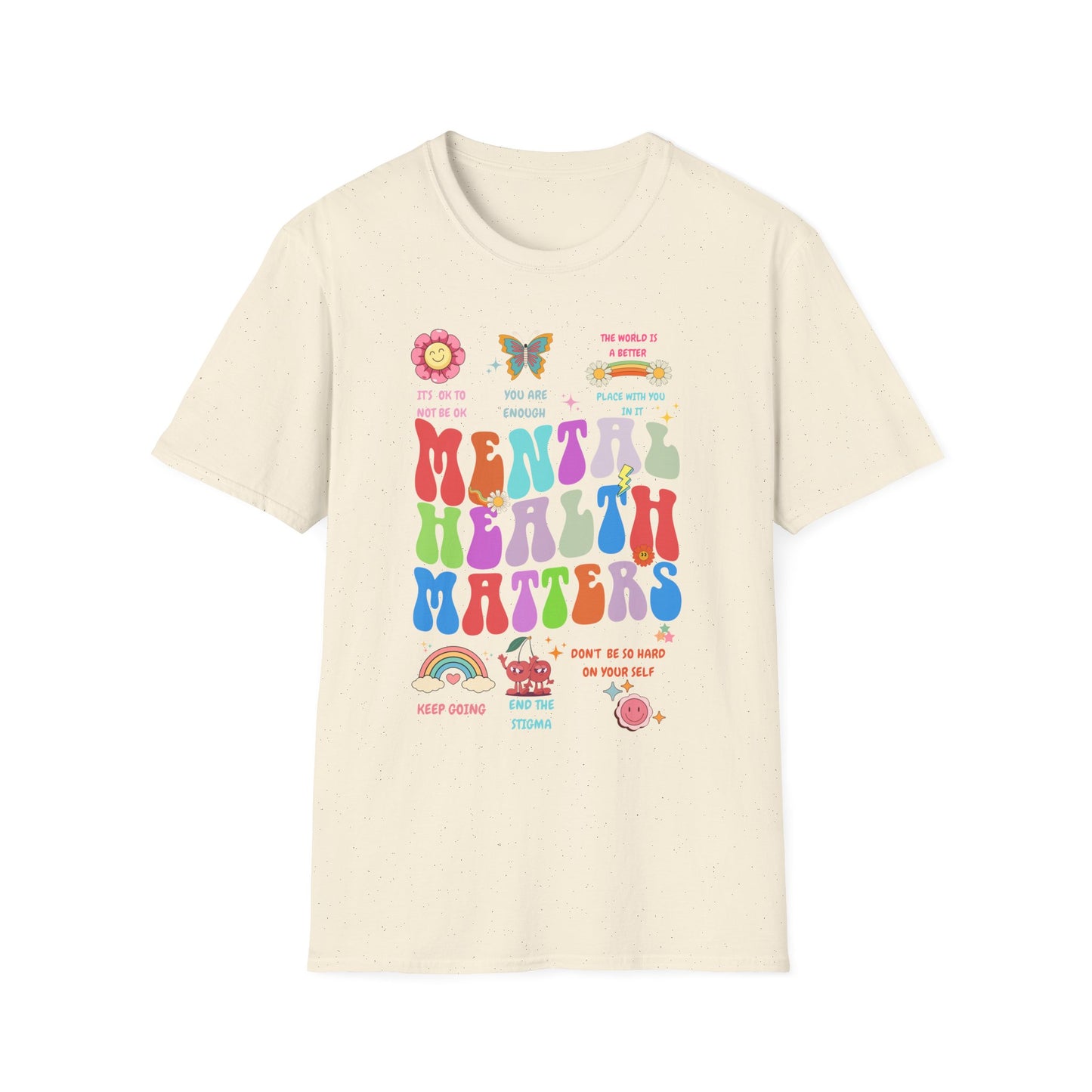 Mental Health Matters , Unisex Softstyle T-Shirt.