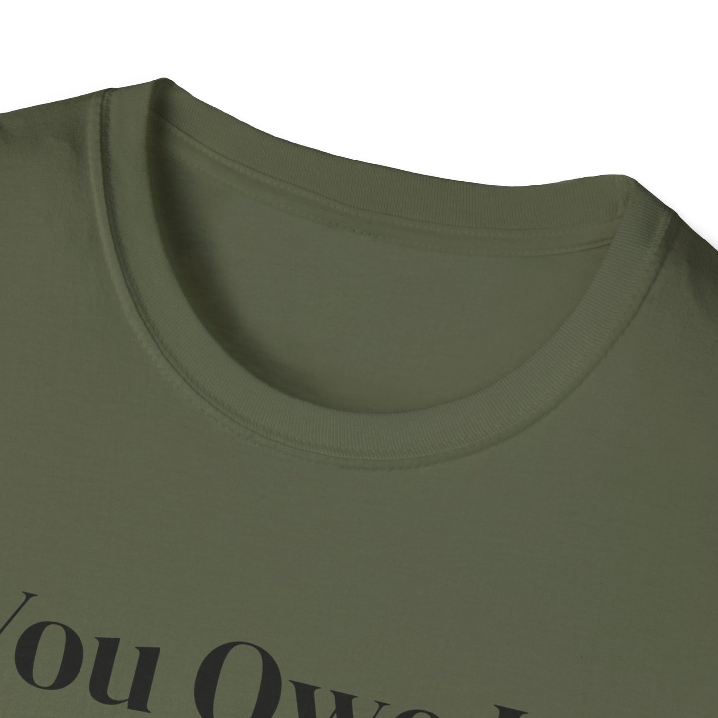 You Owe It To Yourself to chase your dreams, Unisex Softstyle T-Shirt.