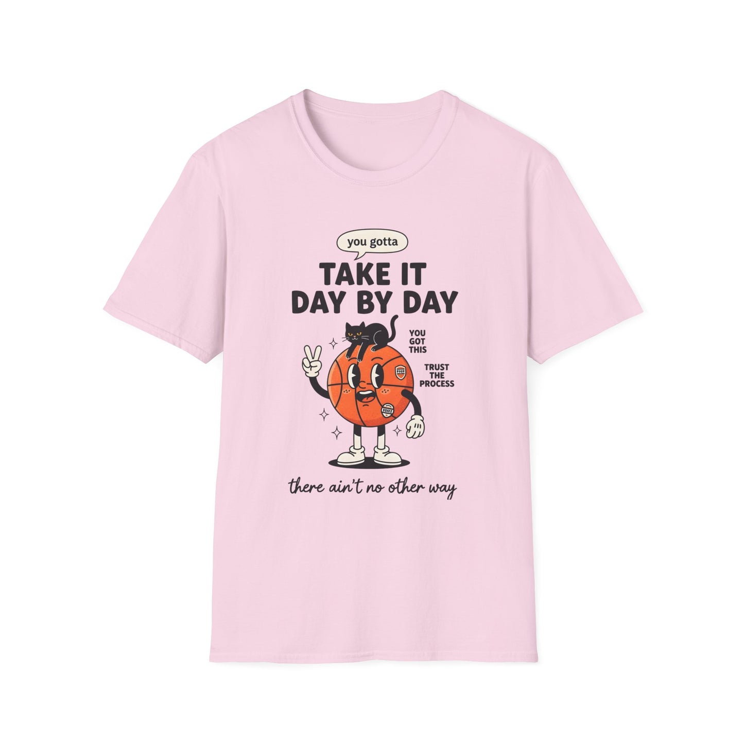 Take It Day by Day, Unisex Softstyle T-Shirt.